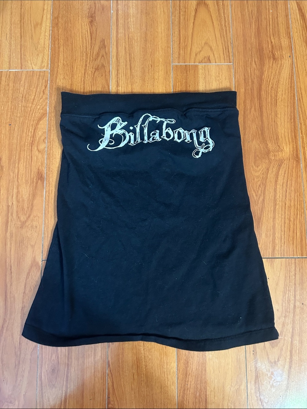 Billabong Black Mini Skirt with White Logo